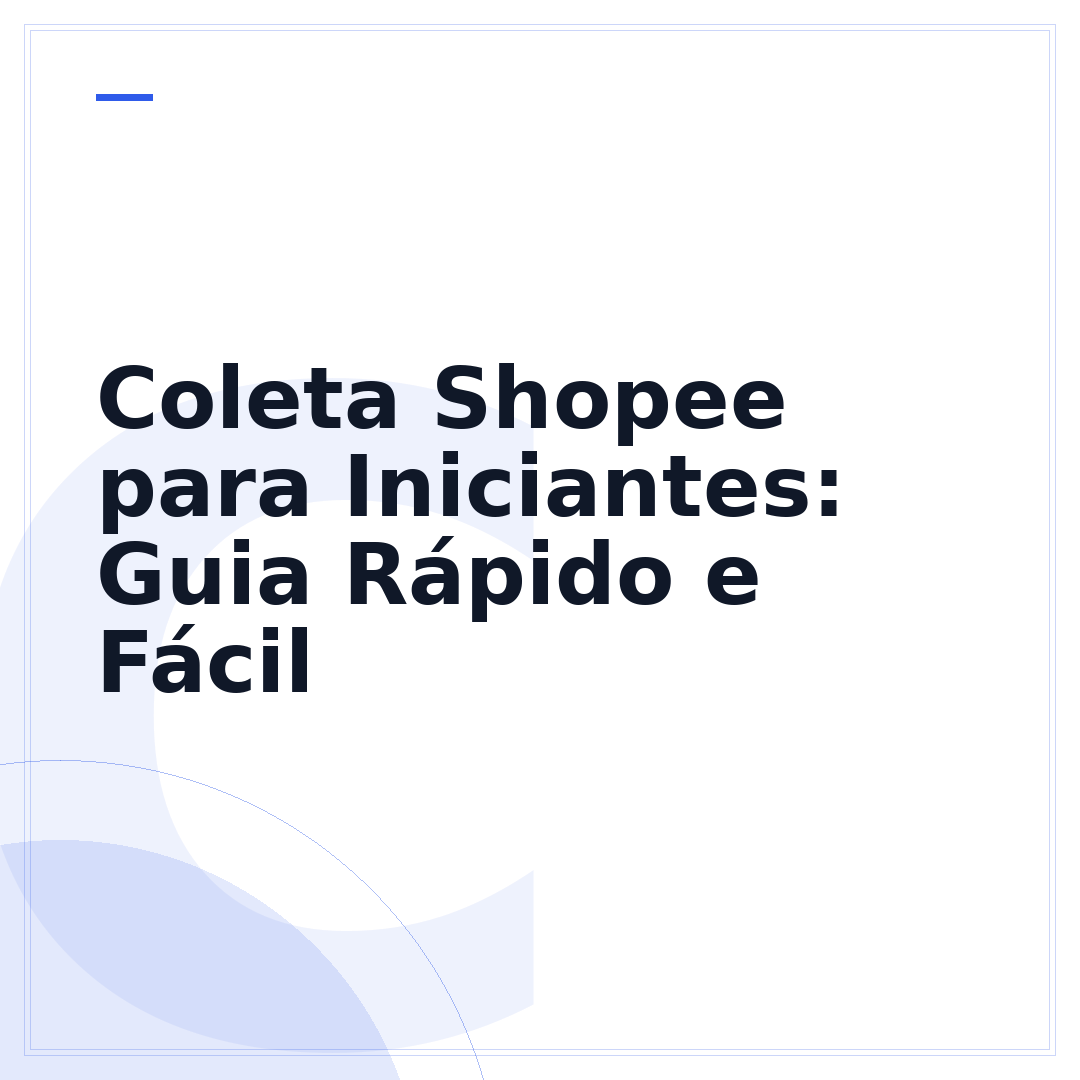 Coleta Shopee para Iniciantes: Guia Rápido e Fácil