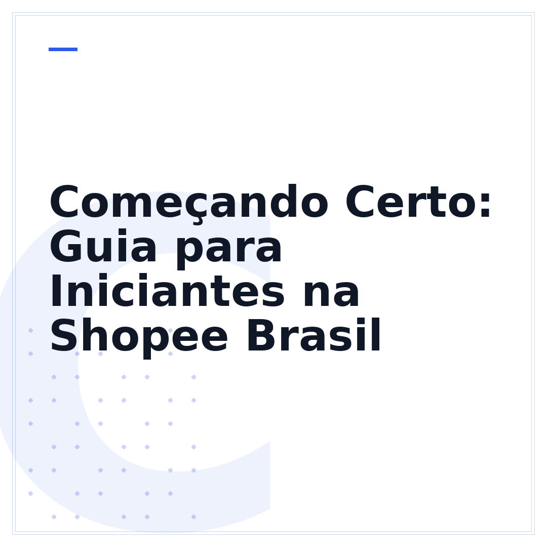 Começando Certo: Guia para Iniciantes na Shopee Brasil