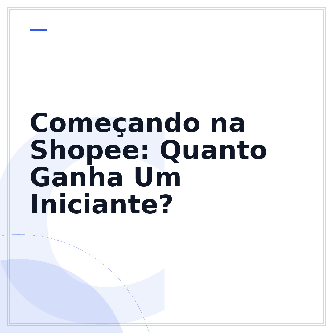 Começando na Shopee: Quanto Ganha Um Iniciante?