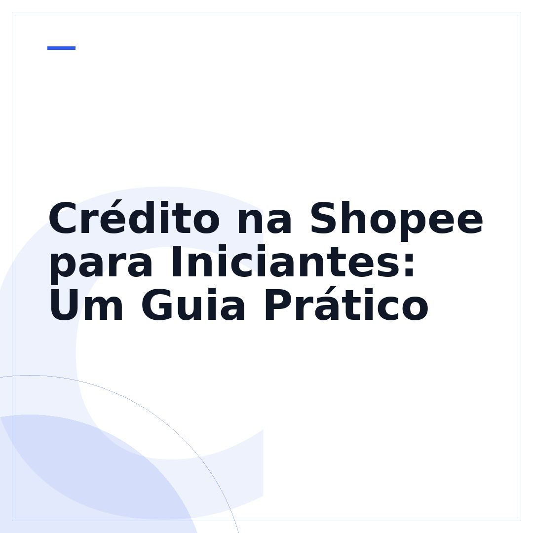 Crédito na Shopee para Iniciantes: Um Guia Prático