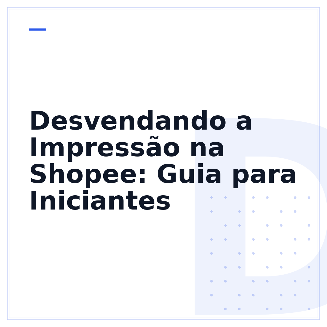 Desvendando a Impressão na Shopee: Guia para Iniciantes