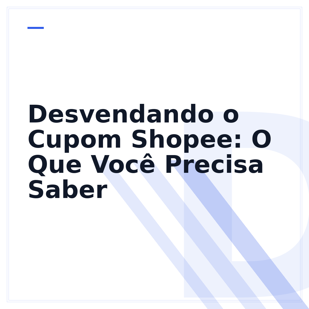 Desvendando o Cupom Shopee: O Que Você Precisa Saber