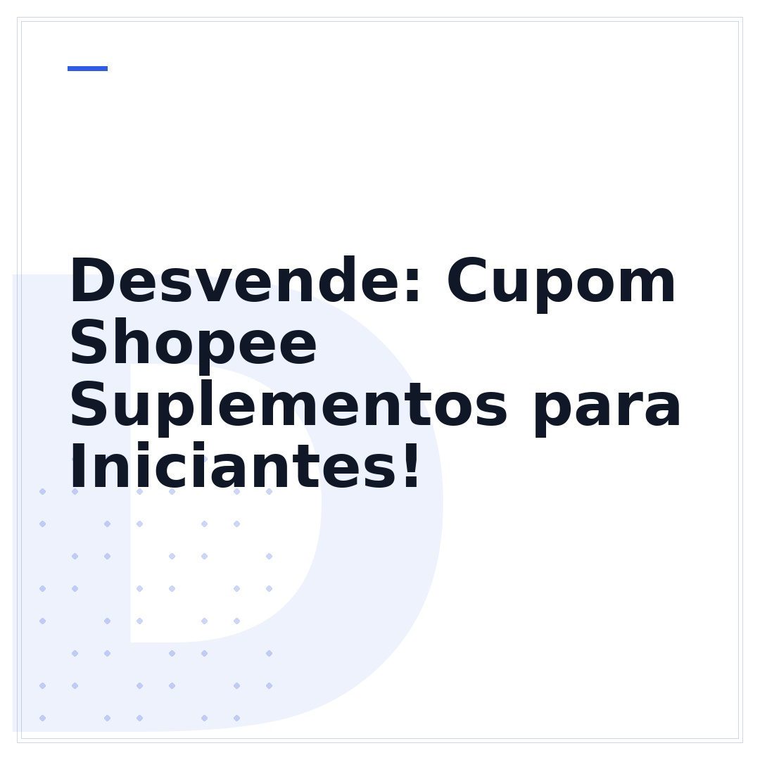 Desvende: Cupom Shopee Suplementos para Iniciantes!