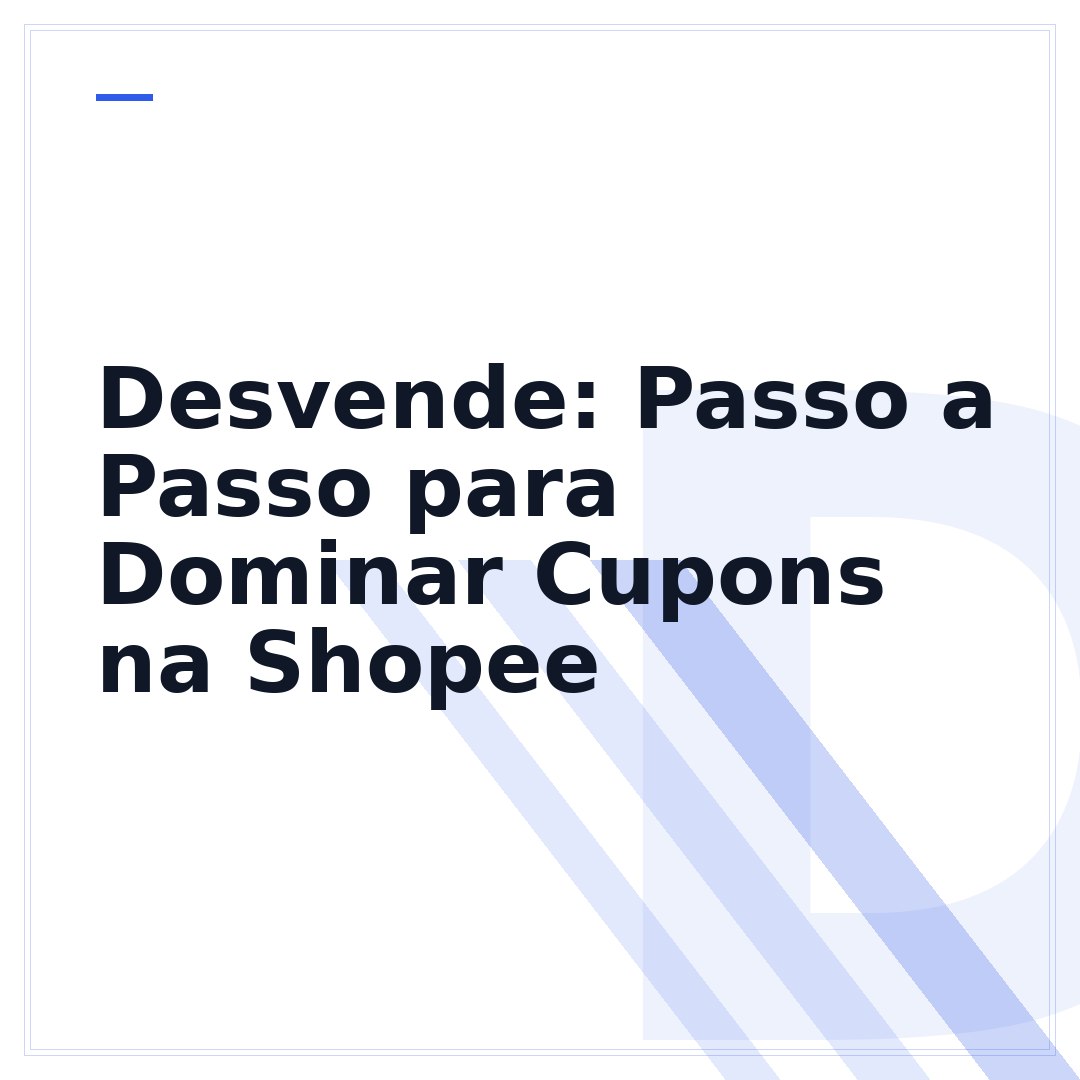 Desvende: Passo a Passo para Dominar Cupons na Shopee