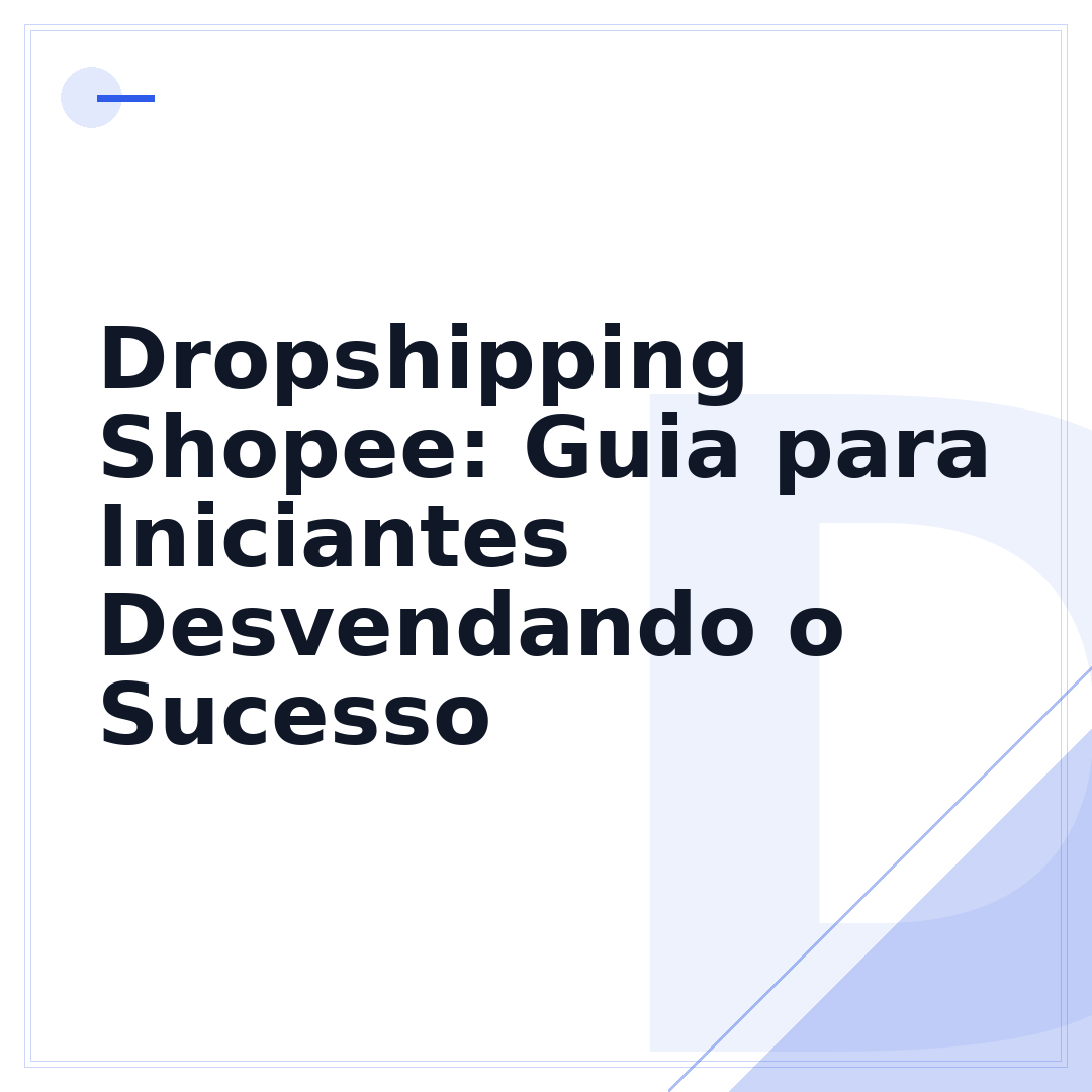 Dropshipping Shopee: Guia para Iniciantes Desvendando o Sucesso