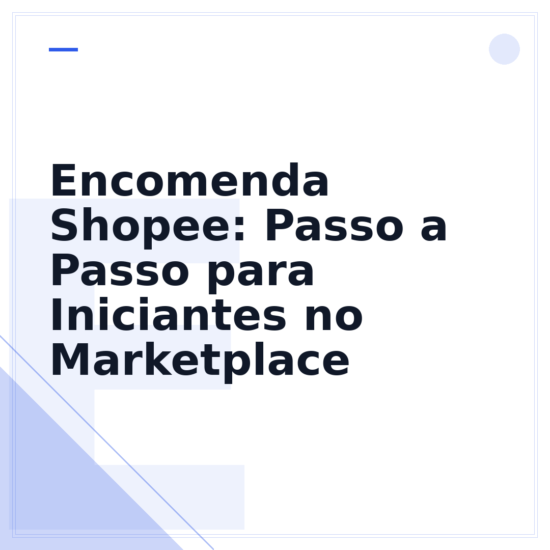 Encomenda Shopee: Passo a Passo para Iniciantes no Marketplace