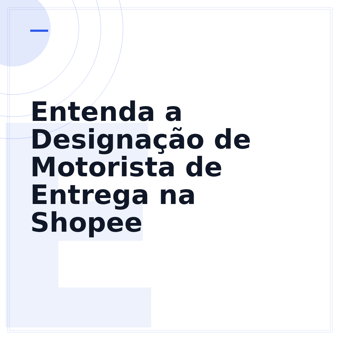 Entenda a Designação de Motorista de Entrega na Shopee