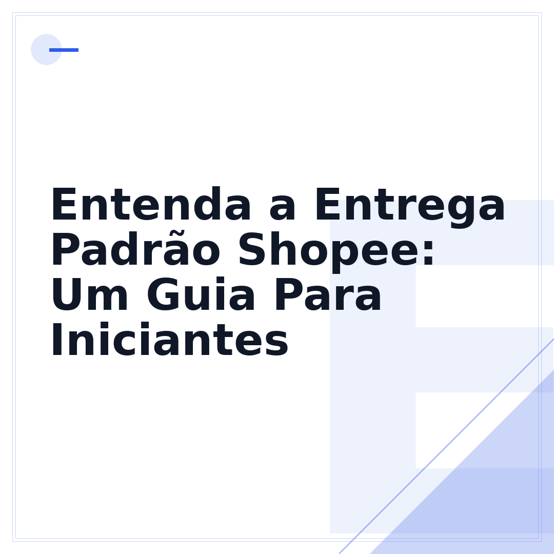 Entenda a Entrega Padrão Shopee: Um Guia Para Iniciantes