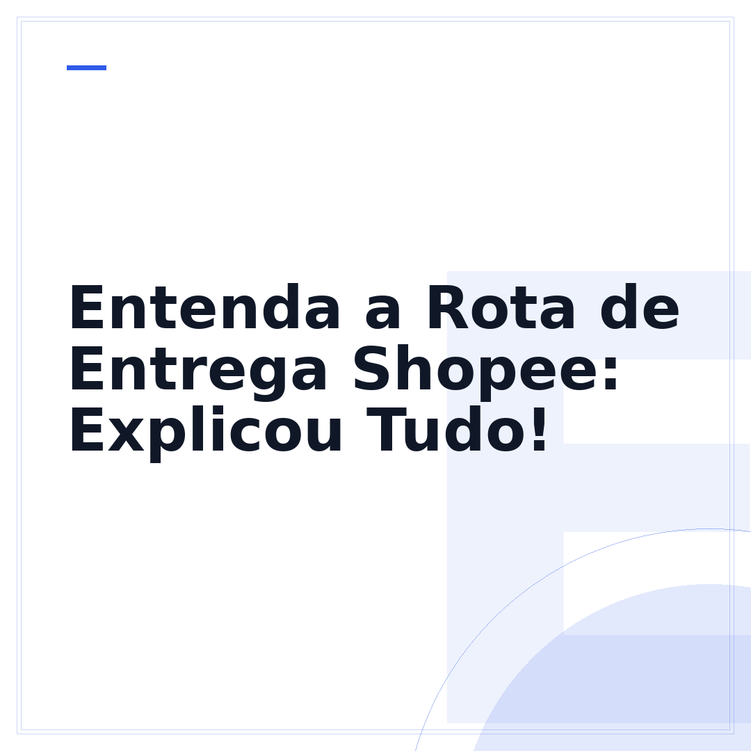 Entenda a Rota de Entrega Shopee: Explicou Tudo!