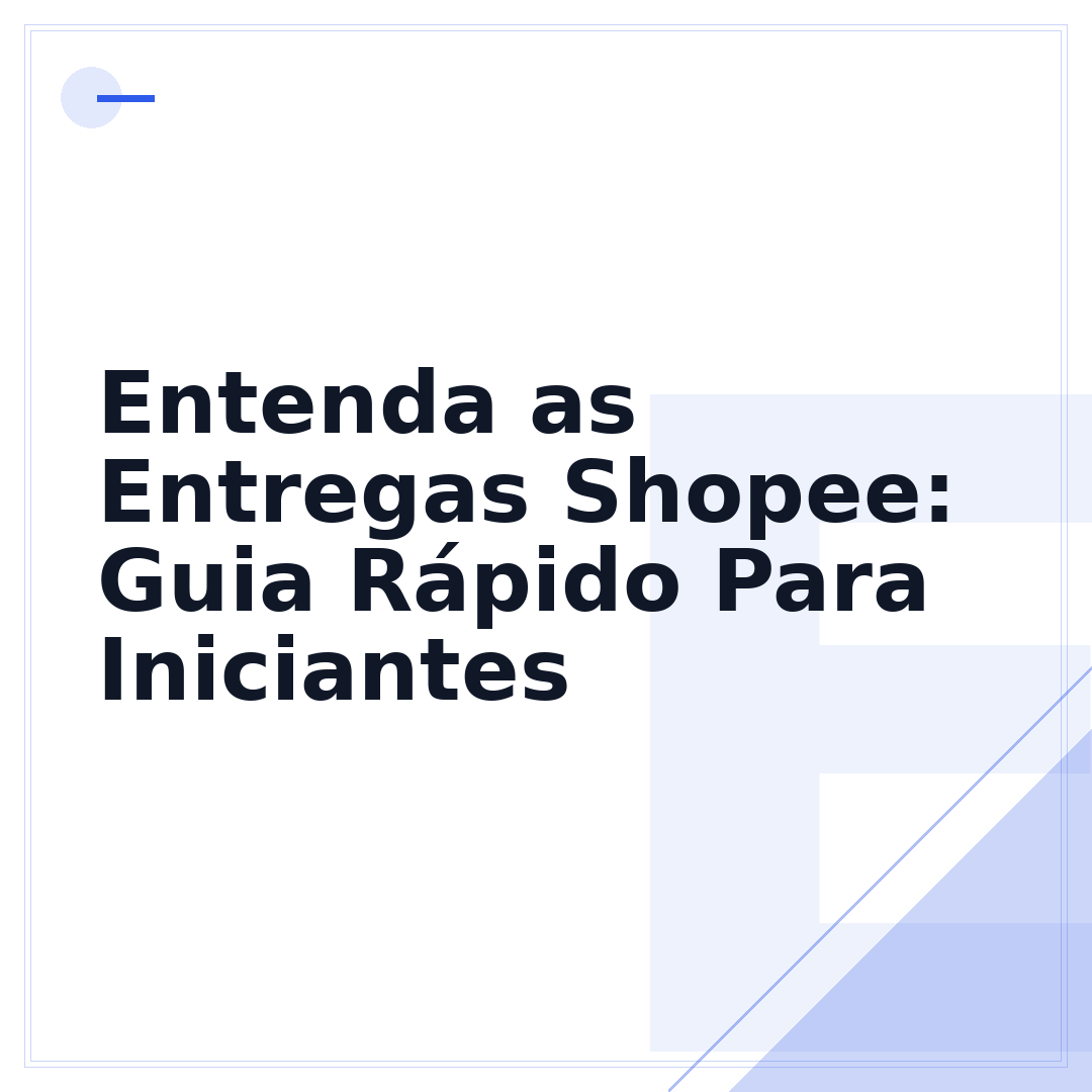 Entenda as Entregas Shopee: Guia Rápido Para Iniciantes