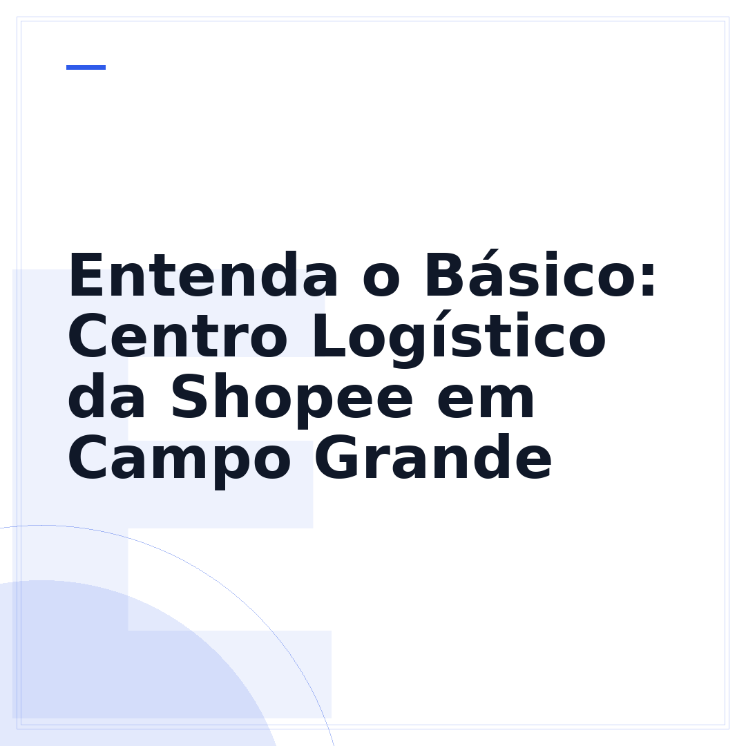 Entenda o Básico: Centro Logístico da Shopee em Campo Grande