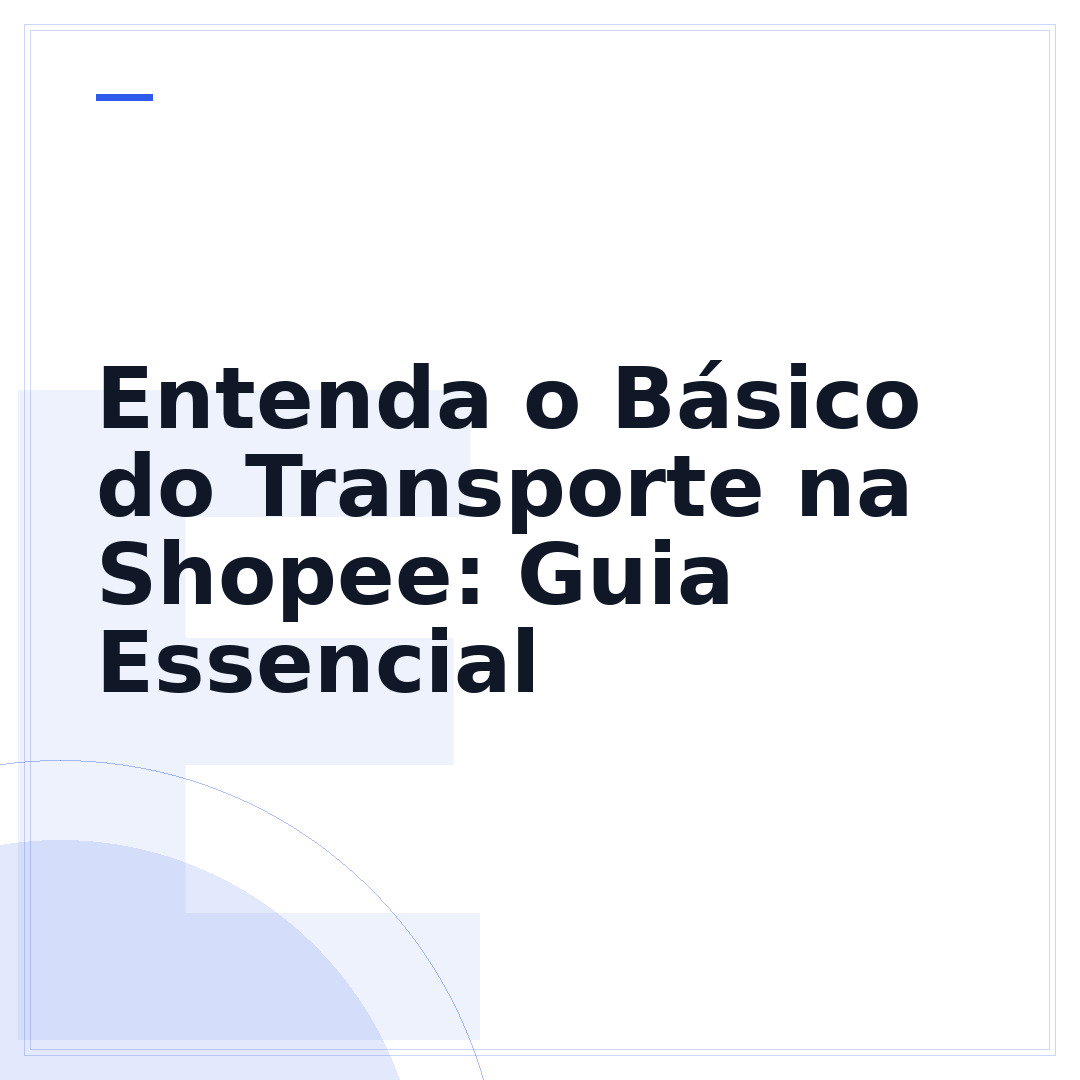 Entenda o Básico do Transporte na Shopee: Guia Essencial