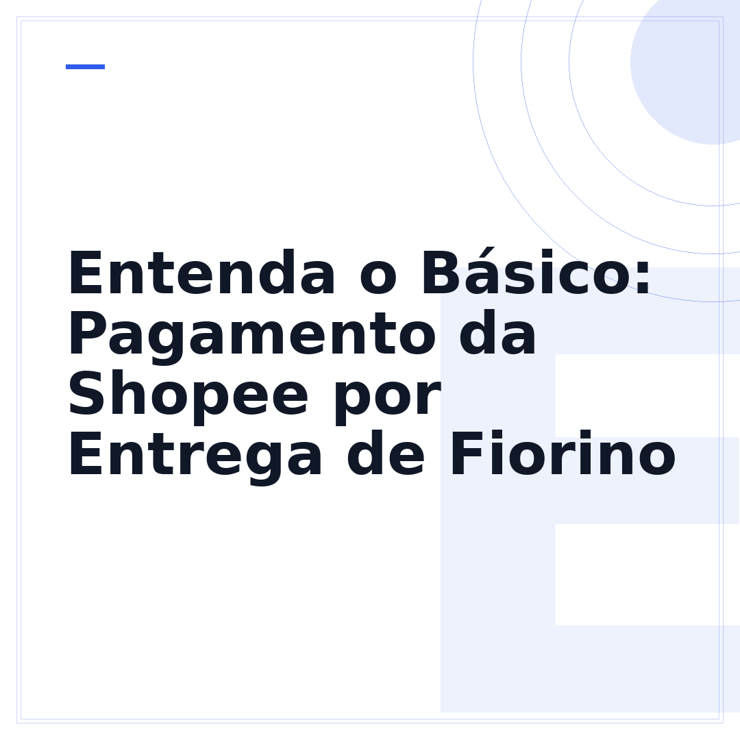 Entenda o Básico: Pagamento da Shopee por Entrega de Fiorino