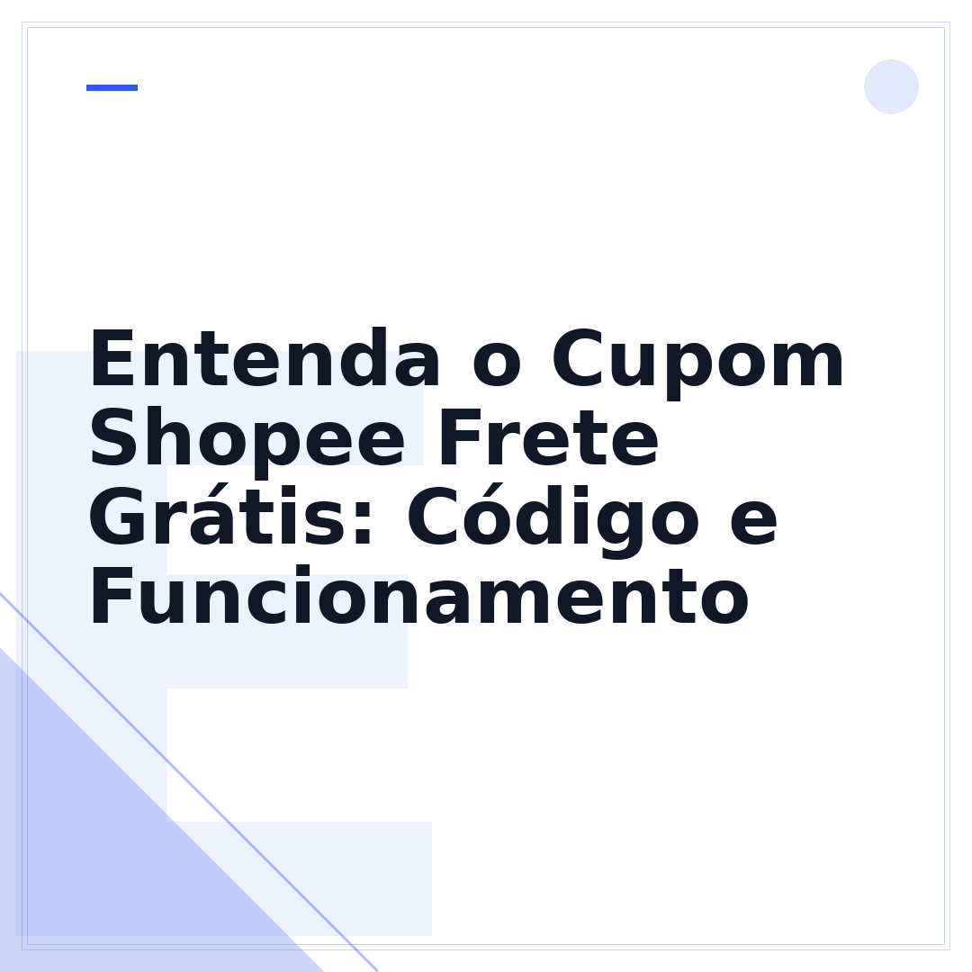 Entenda o Cupom Shopee Frete Grátis: Código e Funcionamento