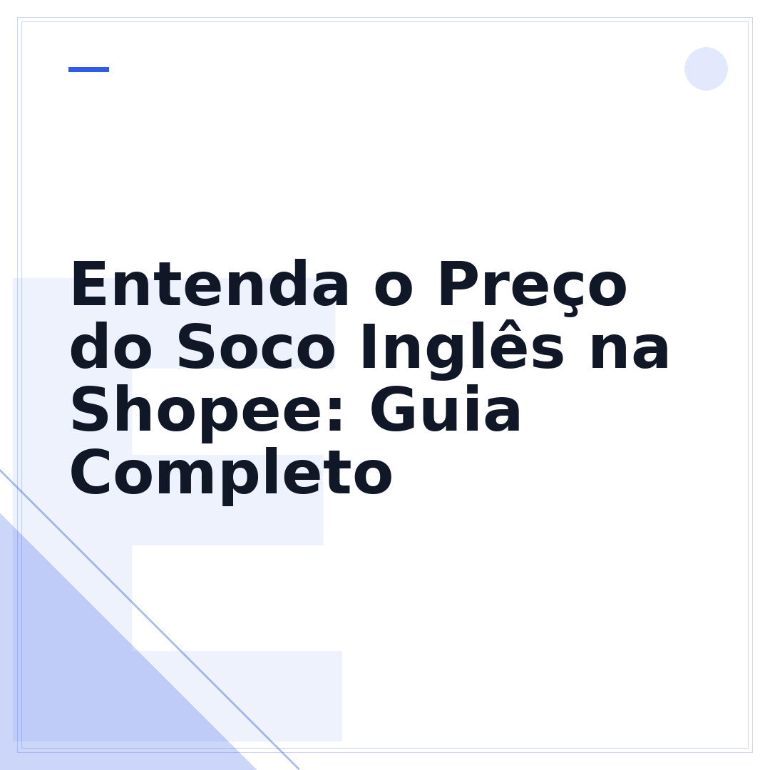 Entenda o Preço do Soco Inglês na Shopee: Guia Completo