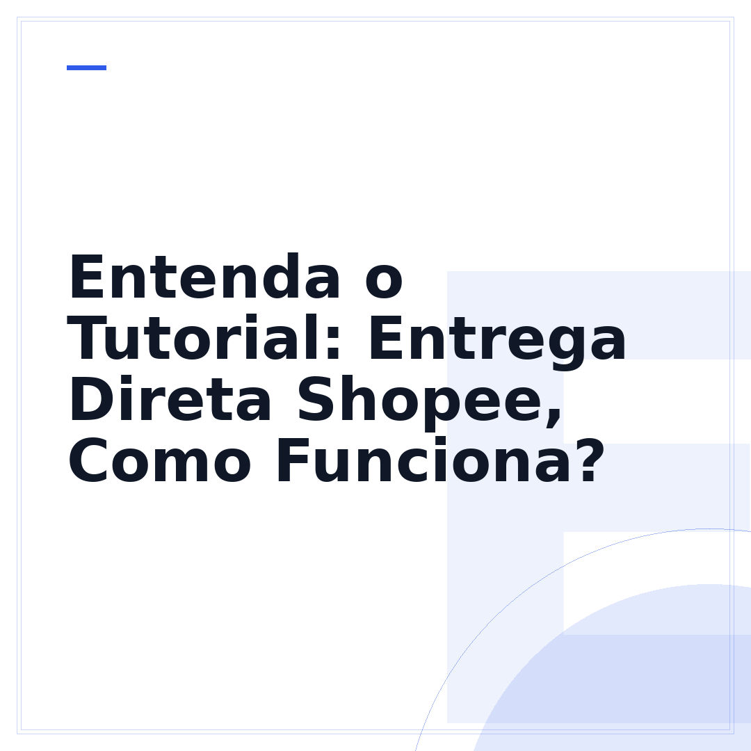 Entenda o Tutorial: Entrega Direta Shopee, Como Funciona?