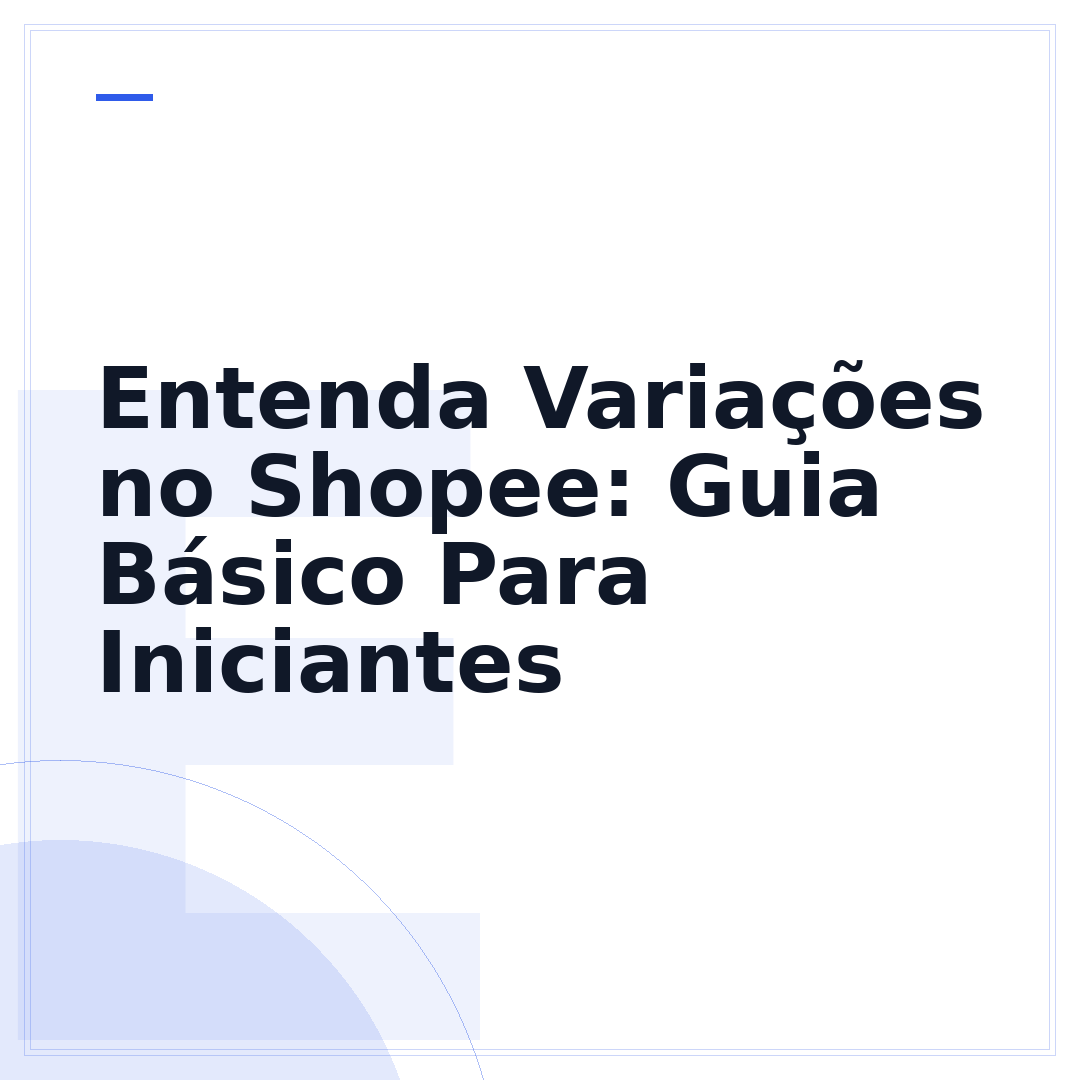Entenda Variações no Shopee: Guia Básico Para Iniciantes