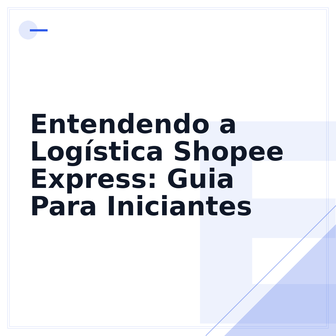 Entendendo a Logística Shopee Express: Guia Para Iniciantes