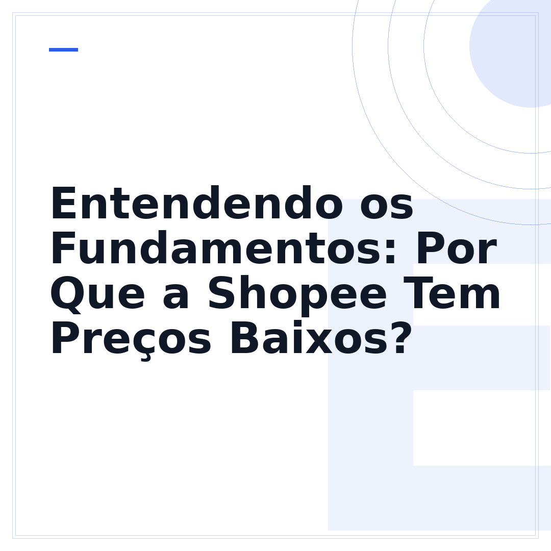 Entendendo os Fundamentos: Por Que a Shopee Tem Preços Baixos?