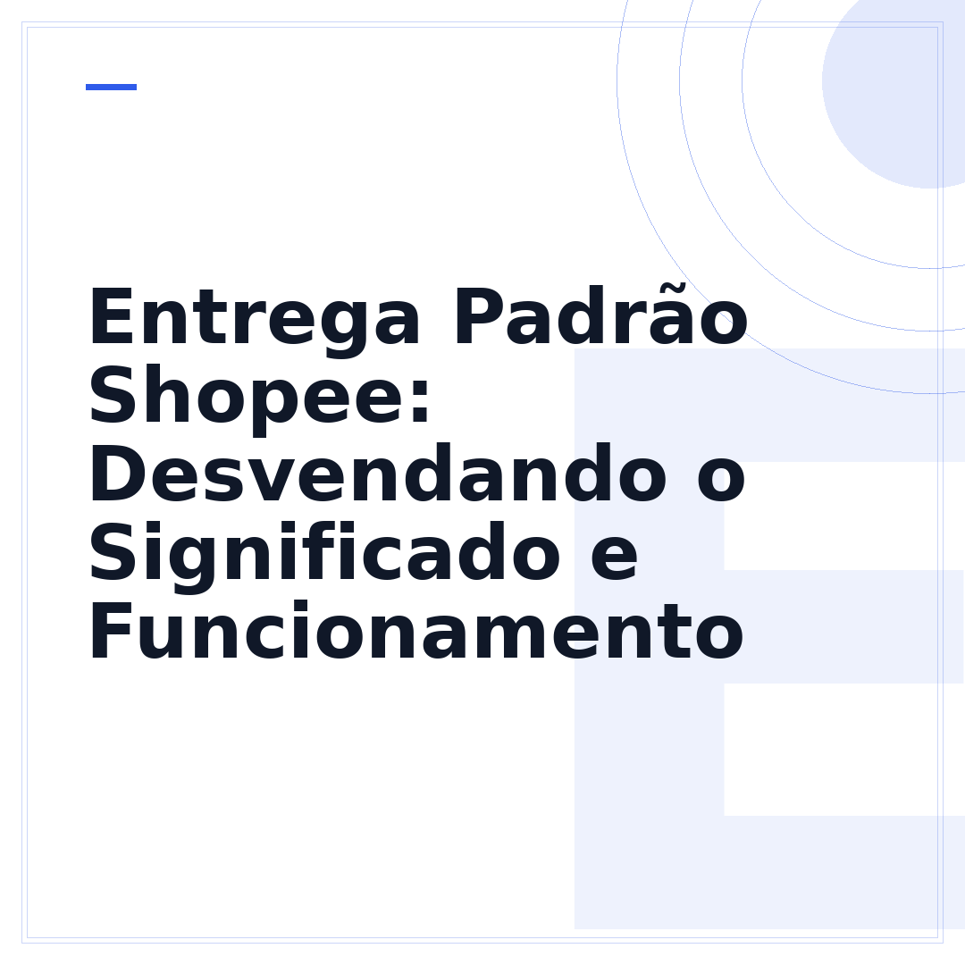 Entrega Padrão Shopee: Desvendando o Significado e Funcionamento