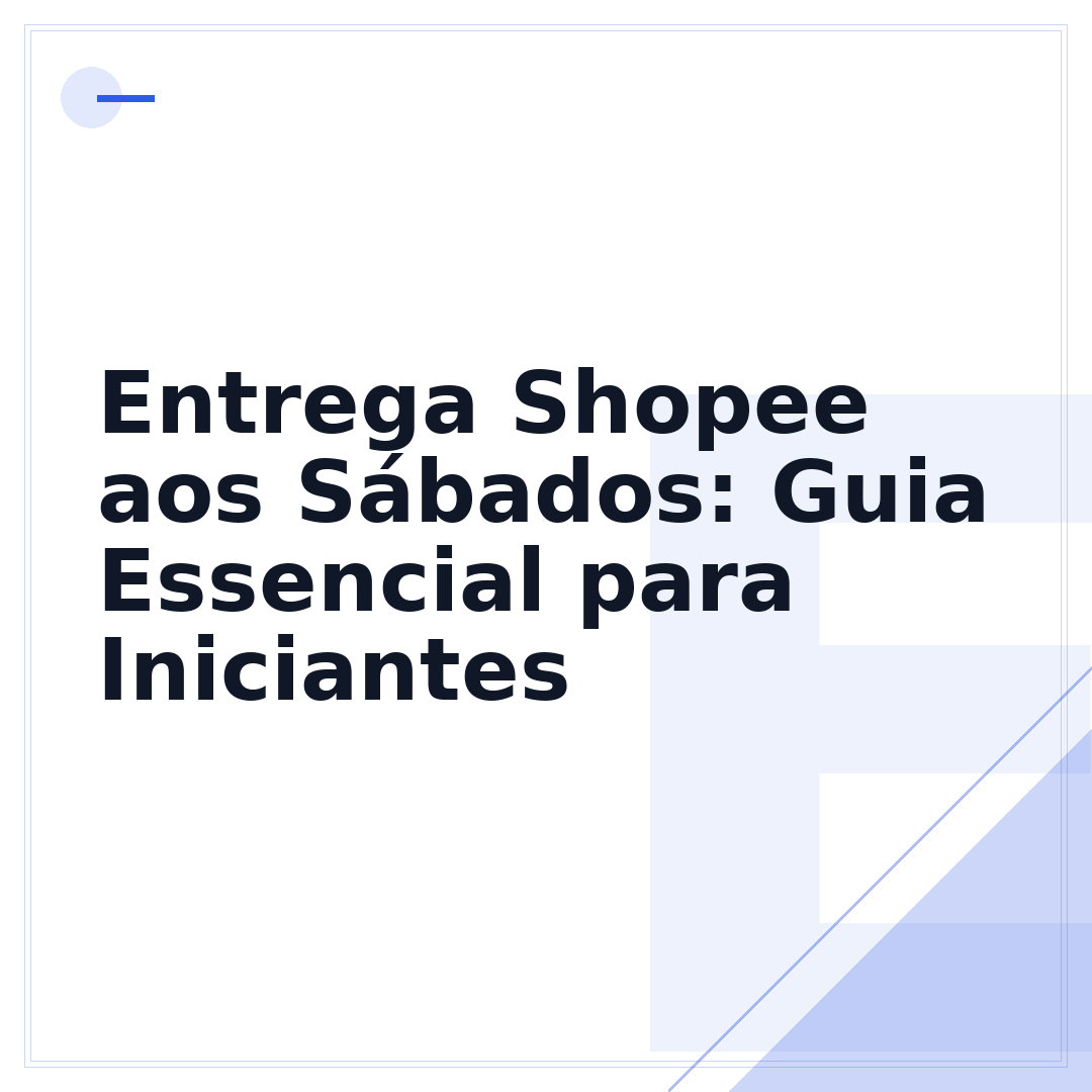 Entrega Shopee aos Sábados: Guia Essencial para Iniciantes