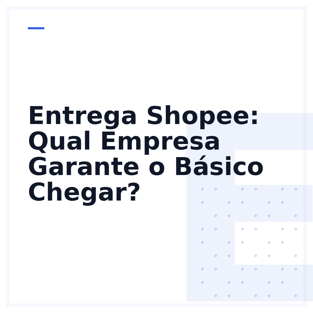 Entrega Shopee: Qual Empresa Garante o Básico Chegar?