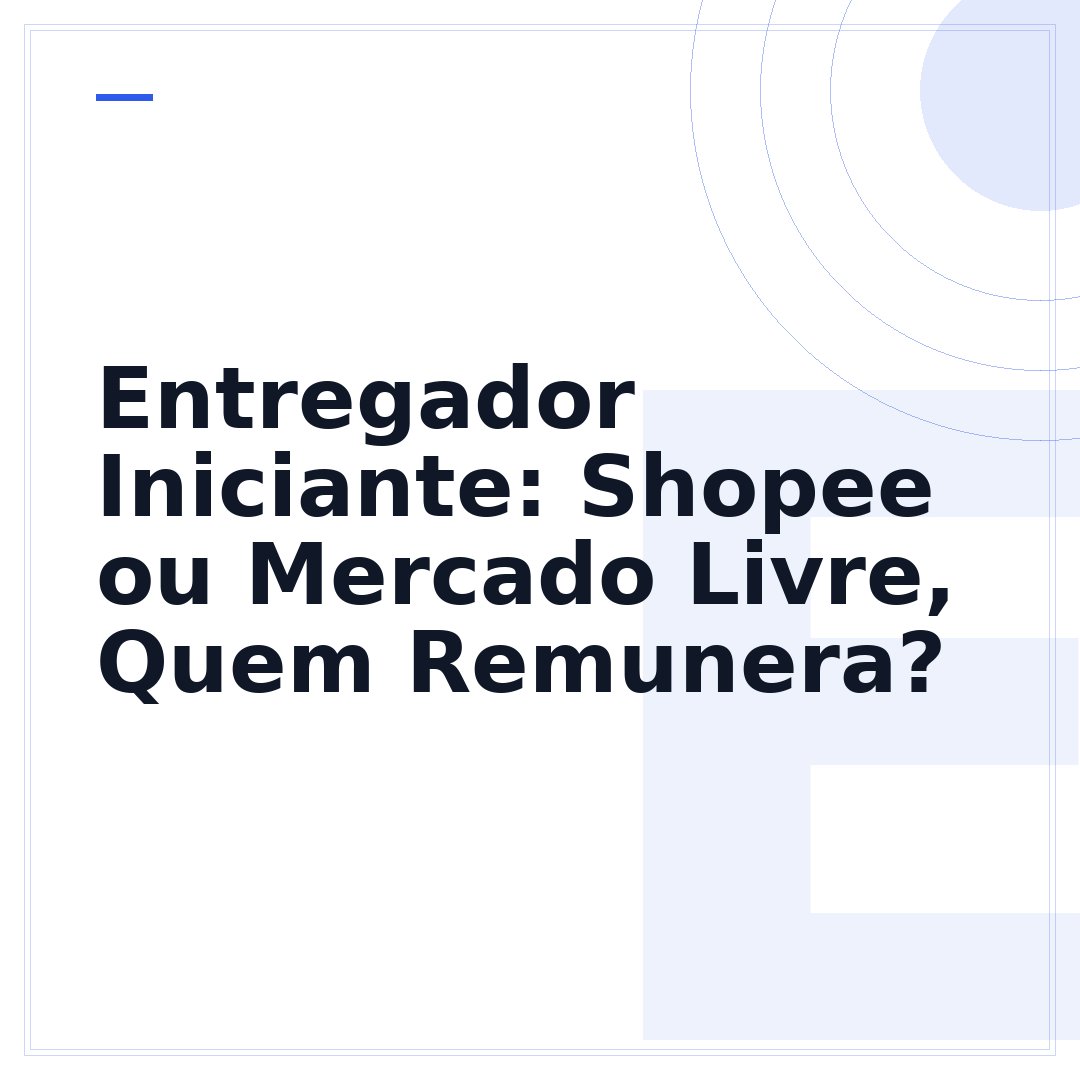 Entregador Iniciante: Shopee ou Mercado Livre, Quem Remunera?