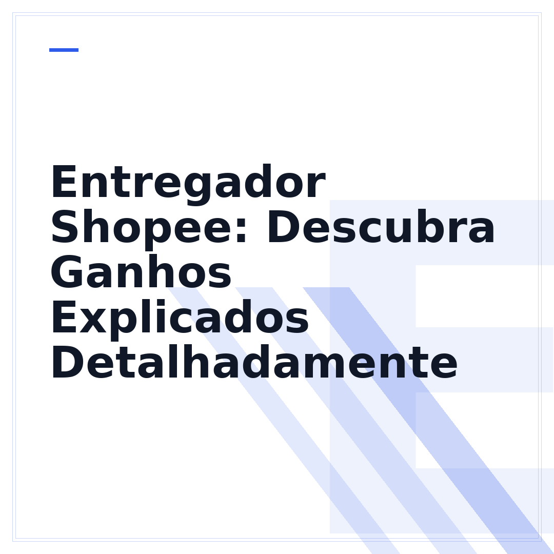 Entregador Shopee: Descubra Ganhos Explicados Detalhadamente
