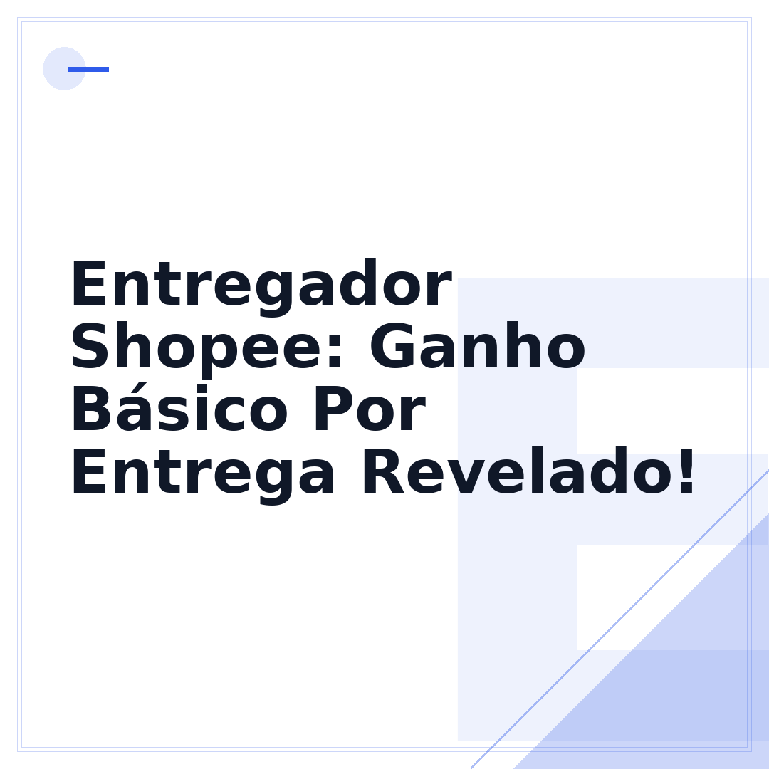 Entregador Shopee: Ganho Básico Por Entrega Revelado!