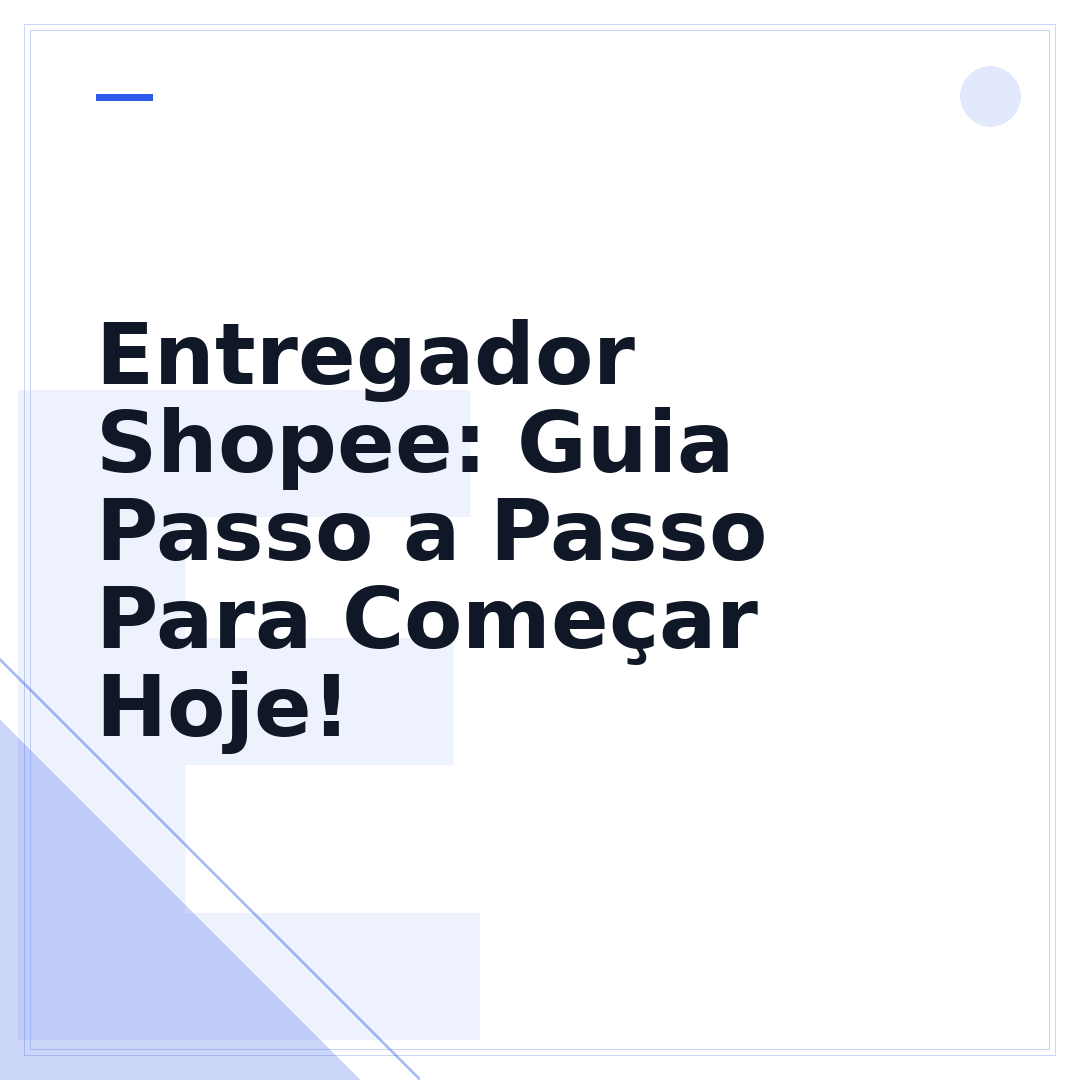 Entregador Shopee: Guia Passo a Passo Para Começar Hoje!