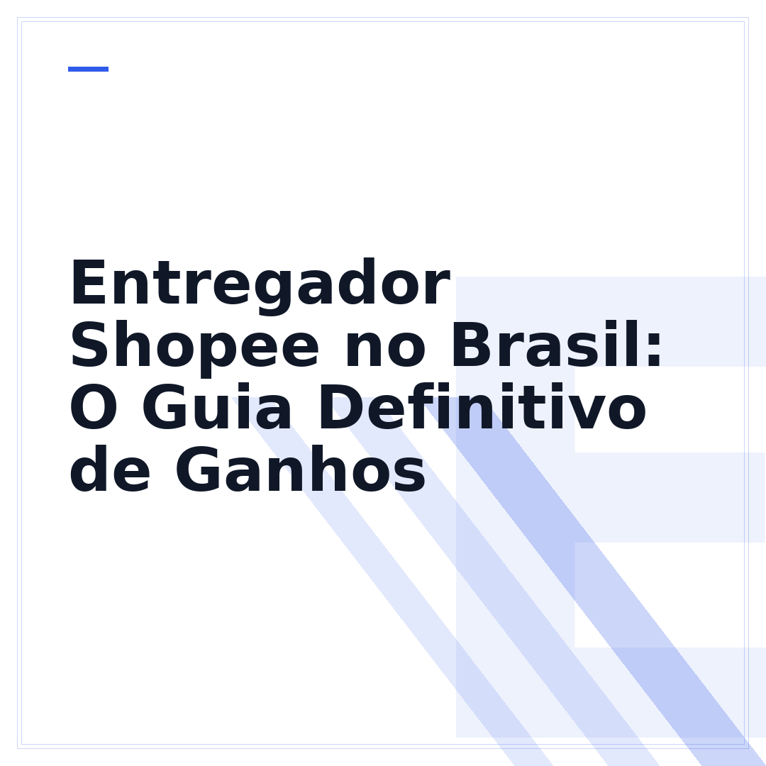 Entregador Shopee no Brasil: O Guia Definitivo de Ganhos