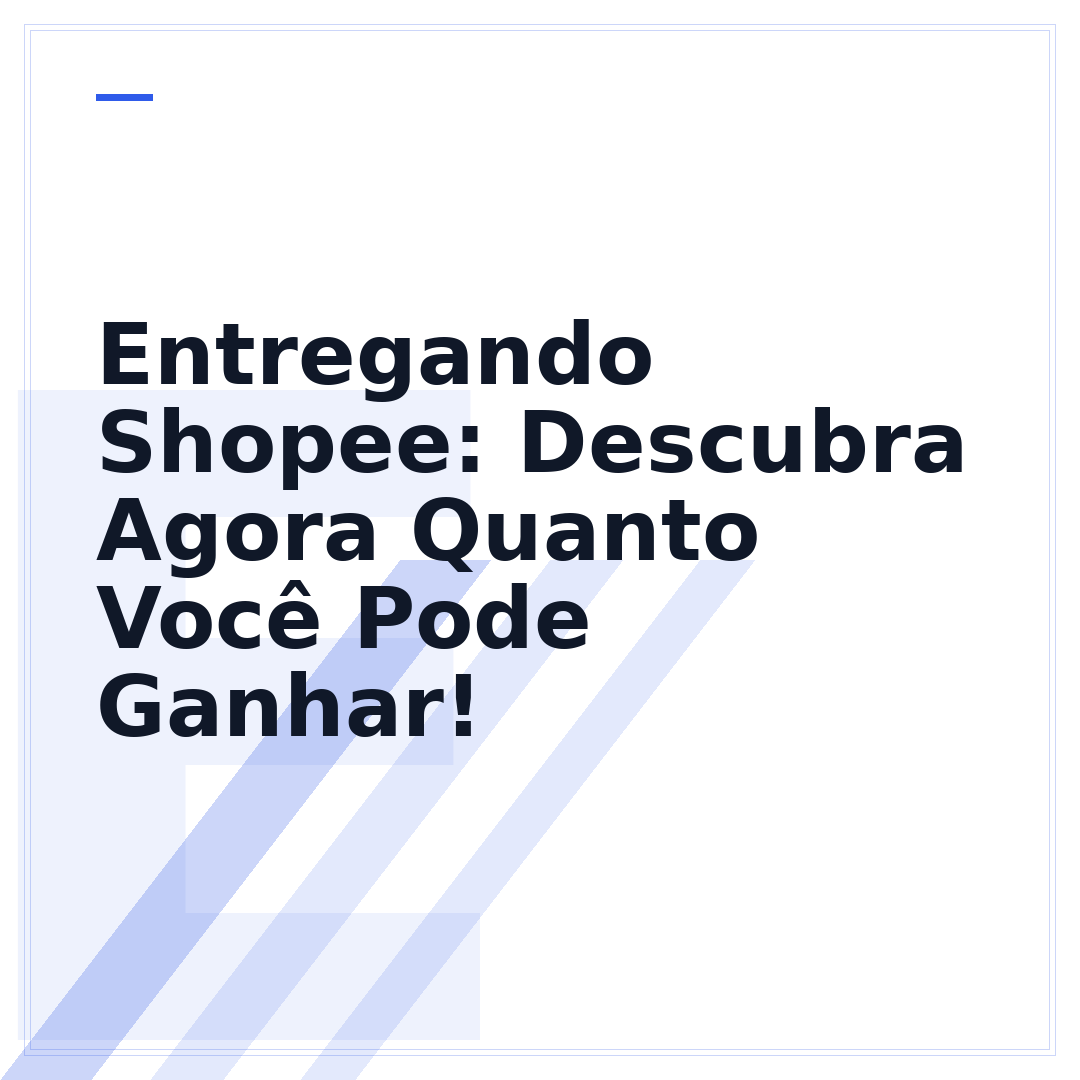 Entregando Shopee: Descubra Agora Quanto Você Pode Ganhar!