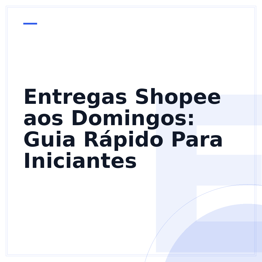 Entregas Shopee aos Domingos: Guia Rápido Para Iniciantes
