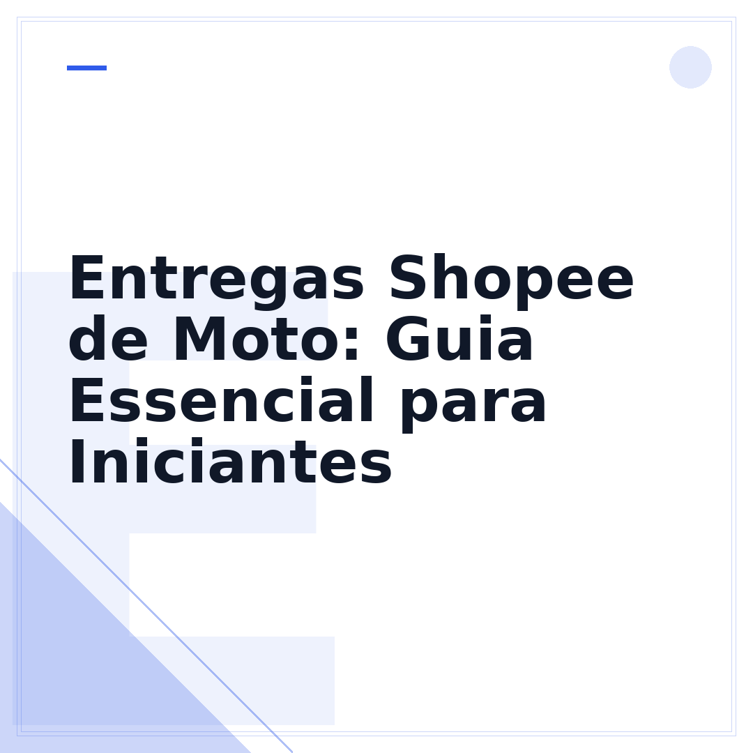 Entregas Shopee de Moto: Guia Essencial para Iniciantes