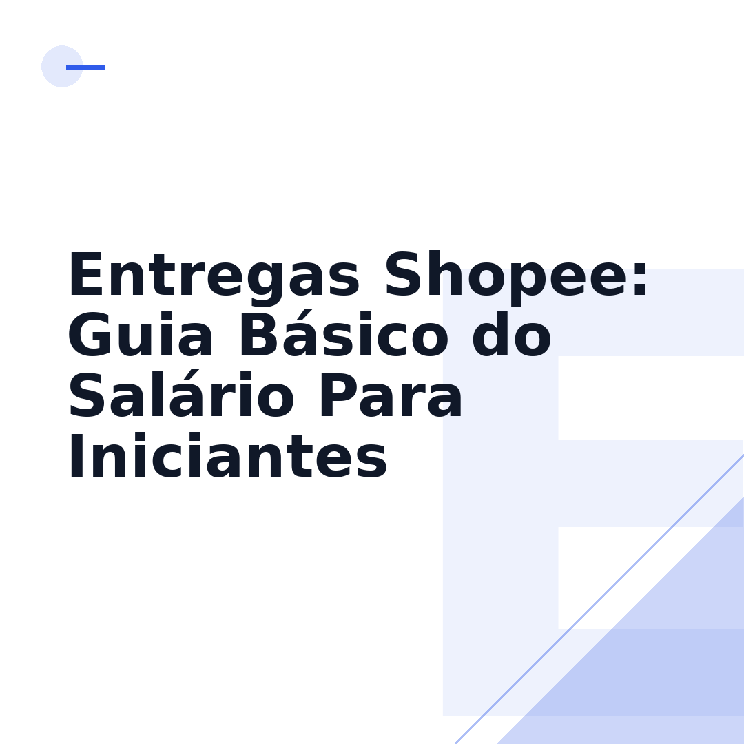 Entregas Shopee: Guia Básico do Salário Para Iniciantes