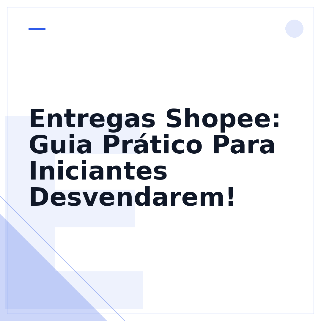 Entregas Shopee: Guia Prático Para Iniciantes Desvendarem!