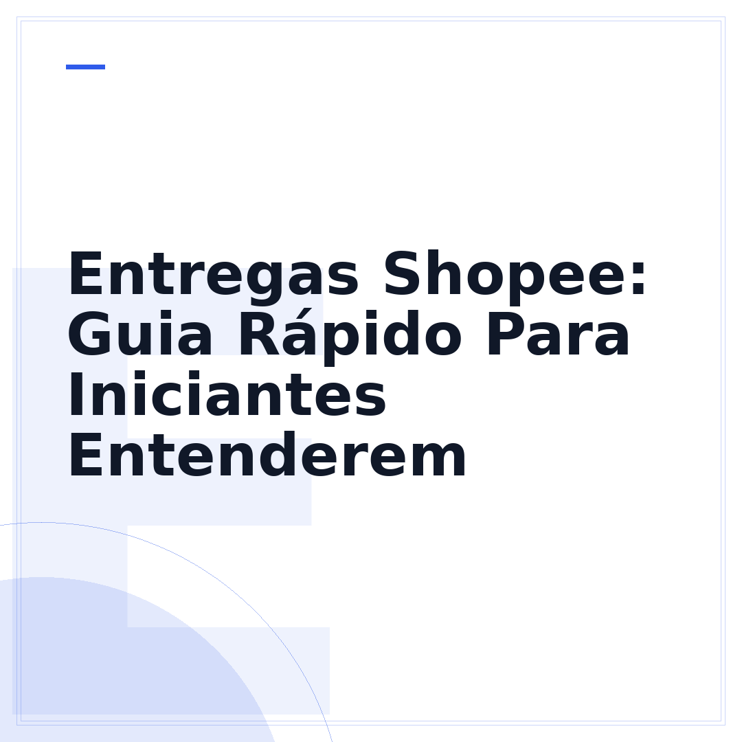 Entregas Shopee: Guia Rápido Para Iniciantes Entenderem