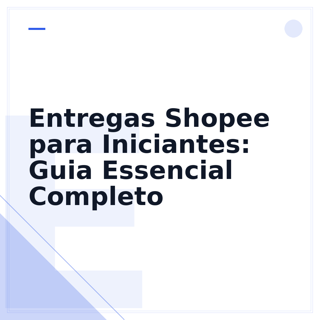 Entregas Shopee para Iniciantes: Guia Essencial Completo