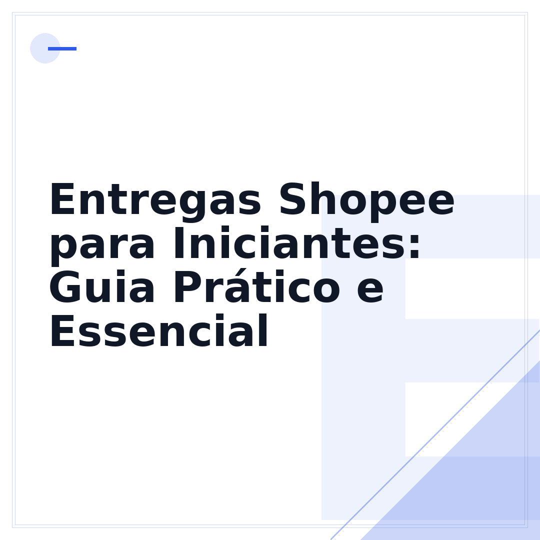 Entregas Shopee para Iniciantes: Guia Prático e Essencial