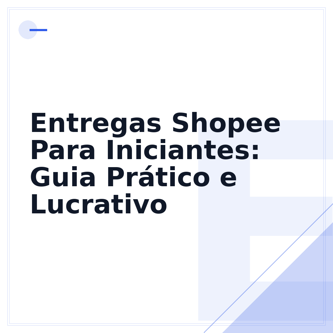 Entregas Shopee Para Iniciantes: Guia Prático e Lucrativo