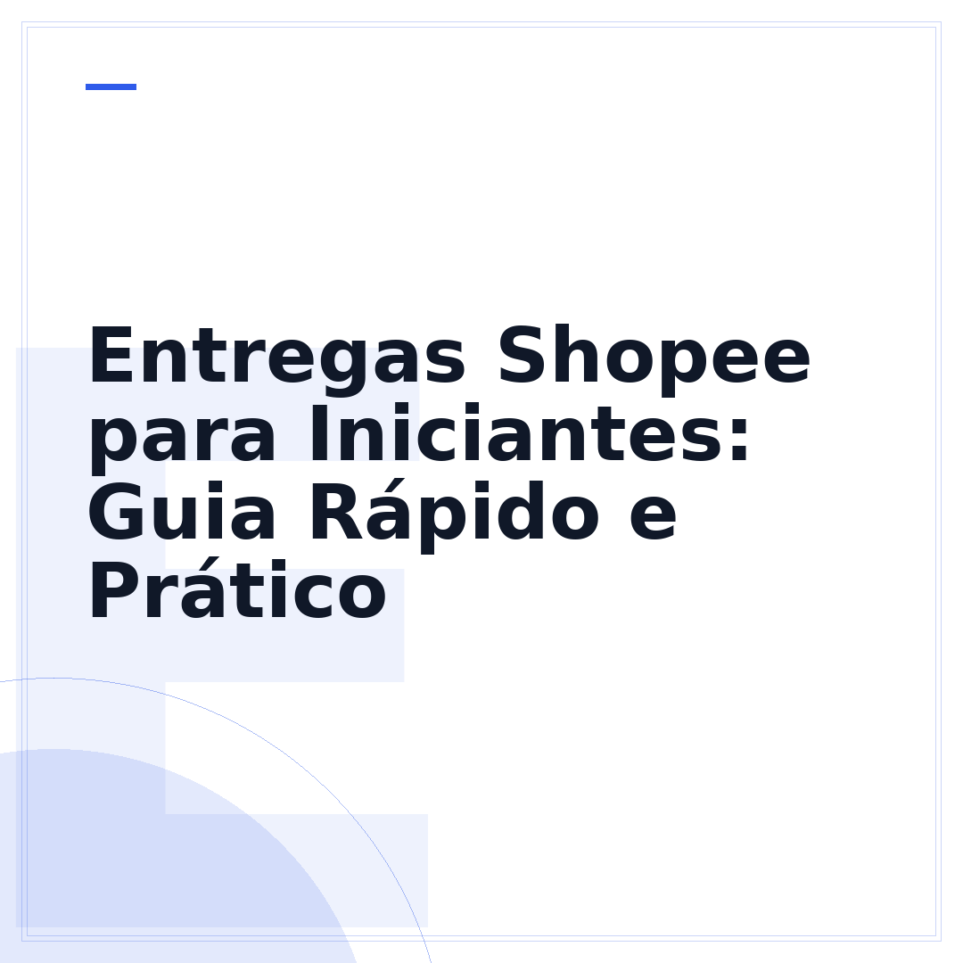 Entregas Shopee para Iniciantes: Guia Rápido e Prático