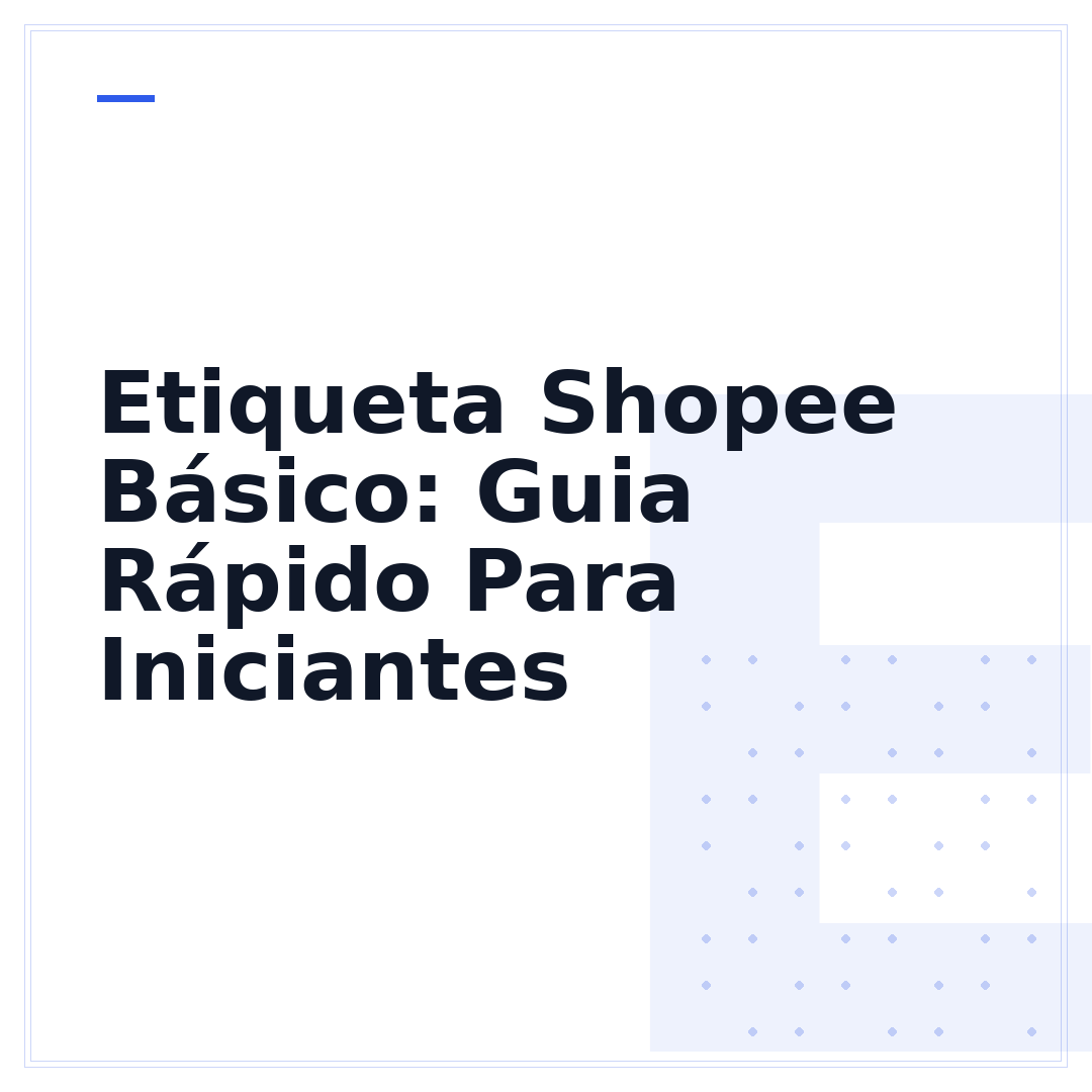 Etiqueta Shopee Básico: Guia Rápido Para Iniciantes