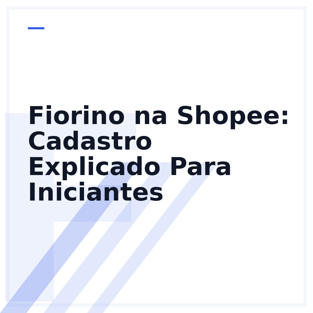 Fiorino na Shopee: Cadastro Explicado Para Iniciantes