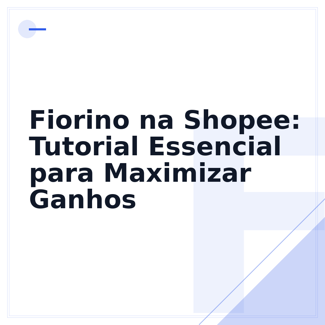 Fiorino na Shopee: Tutorial Essencial para Maximizar Ganhos