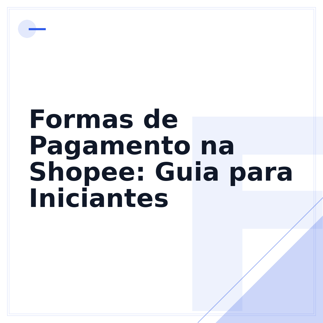 Formas de Pagamento na Shopee: Guia para Iniciantes