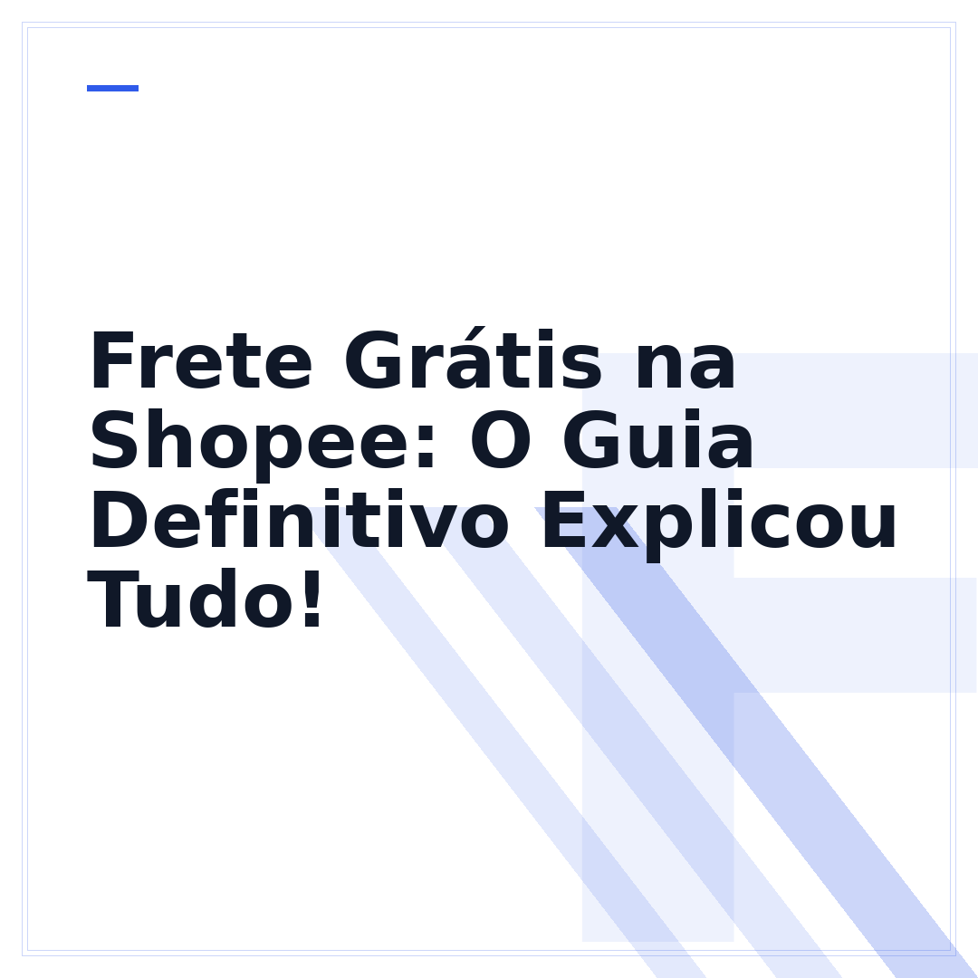 Frete Grátis na Shopee: O Guia Definitivo Explicou Tudo!