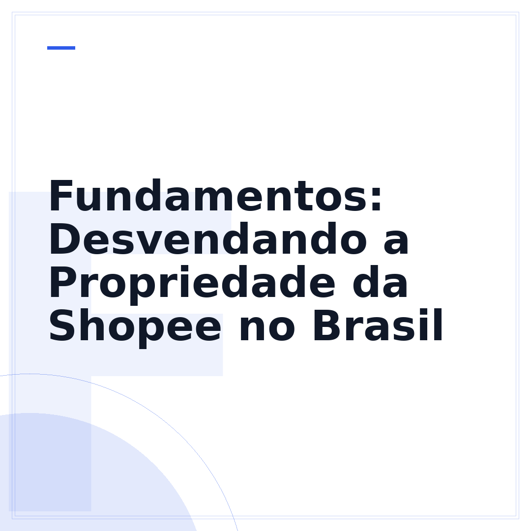 Fundamentos: Desvendando a Propriedade da Shopee no Brasil