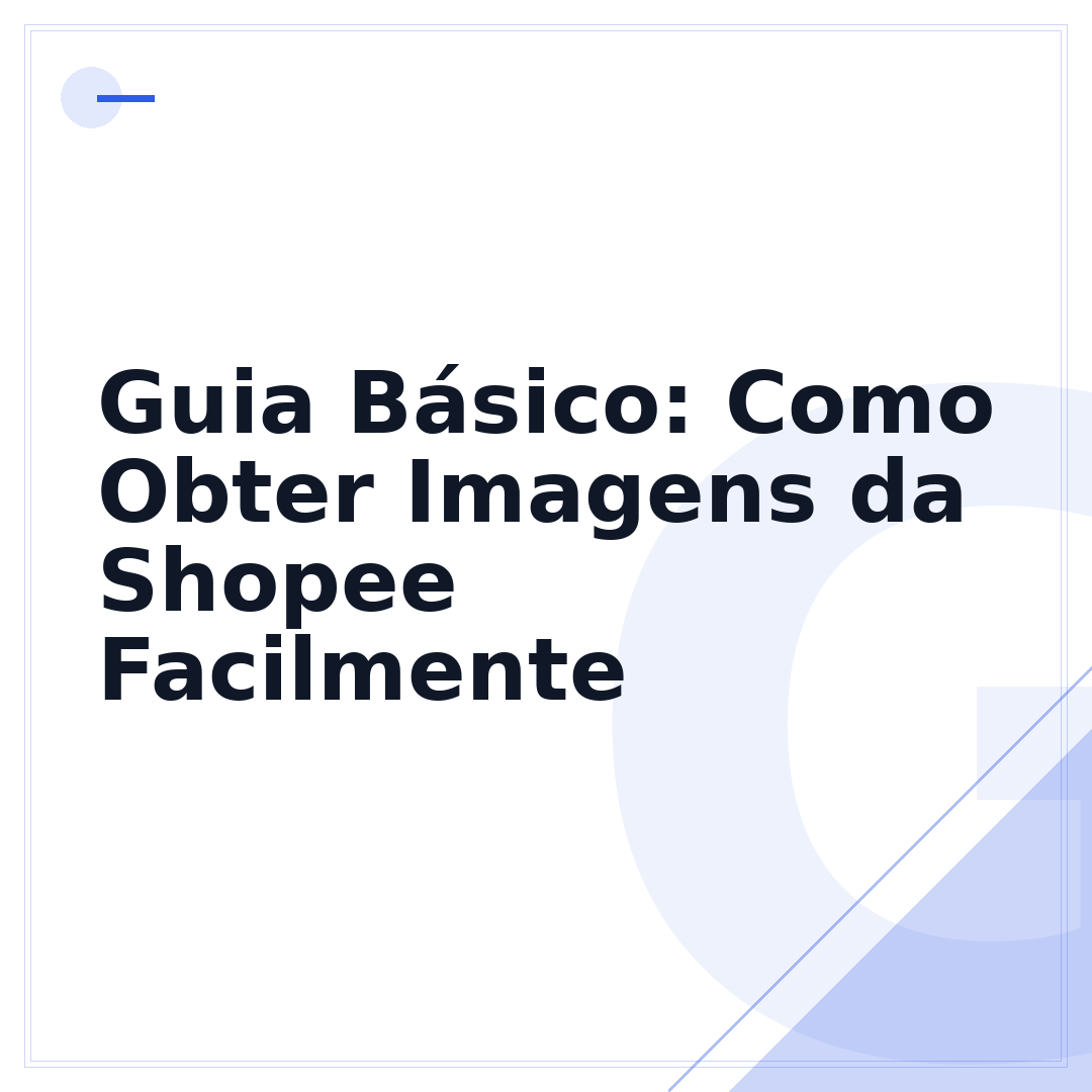 Guia Básico: Como Obter Imagens da Shopee Facilmente