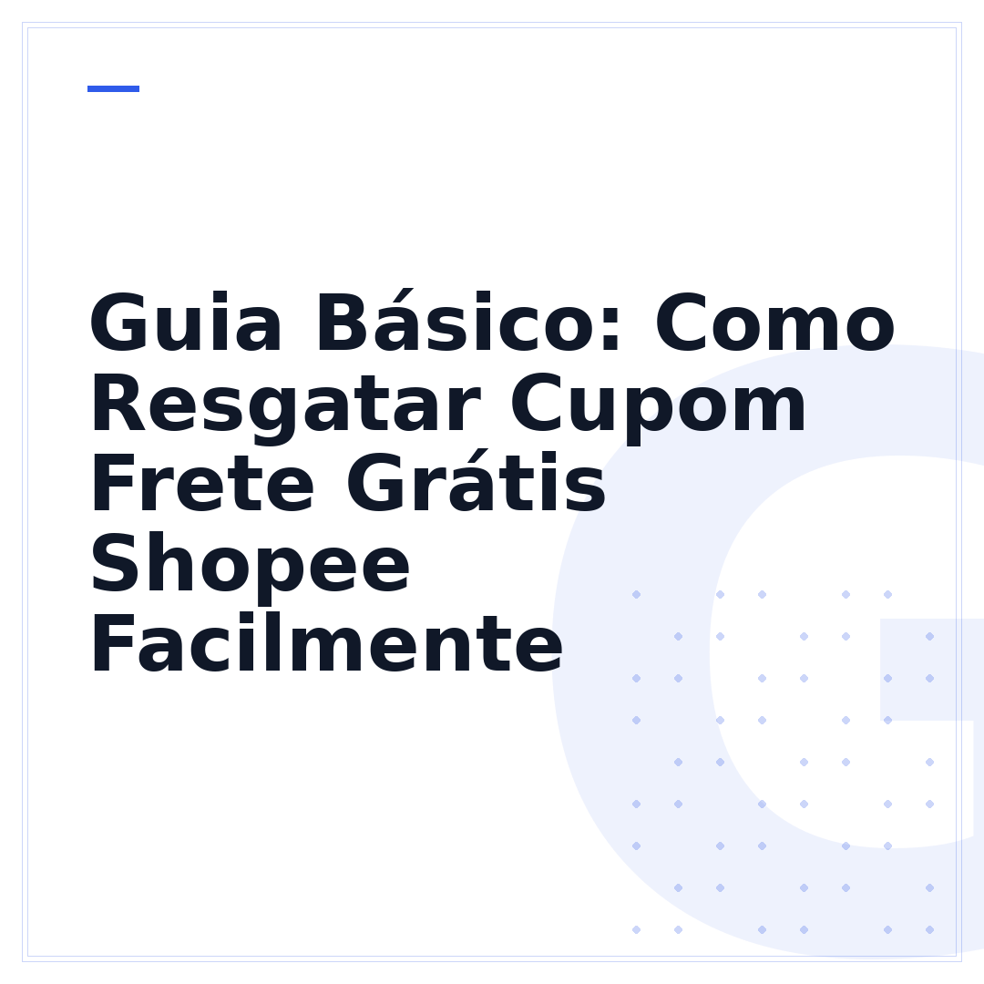 Guia Básico: Como Resgatar Cupom Frete Grátis Shopee Facilmente