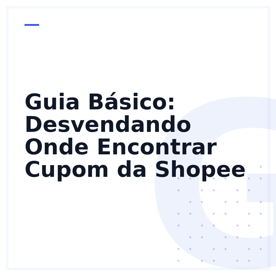 Guia Básico: Desvendando Onde Encontrar Cupom da Shopee